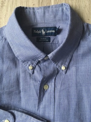 Ralph Lauren XL blake pepitka duża koszula idealna