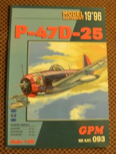 GPM 19/96 Samolot P-47D-25 Thunderbolt