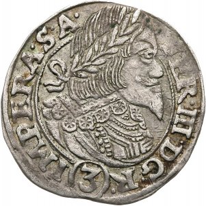 Ferdynand III 1637-1657, 3 krajcary 1643 Praga
