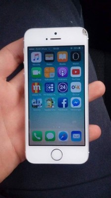 iPhone 5s 16gb silver 99% sprawny
