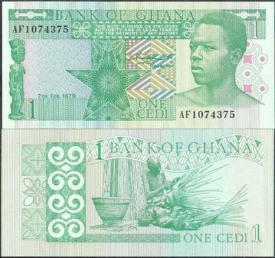 (BK) Ghana 1 cedi 1979r.