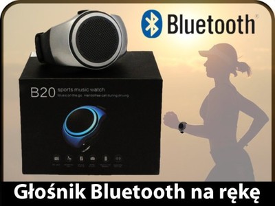 Głośnik Zegarek 3W Bluetooth MP3 microSD Zestaw BT