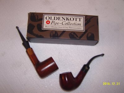 Fajki Oldenkott- pipe collection  2szt