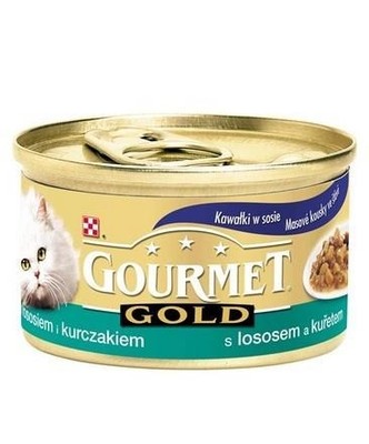 Purina Gourmet Gold karma 85g - łosoś i kurczak