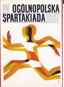 plakat 1973 spartakiada 1966 pocztówka
