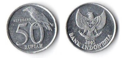 INDONEZJA 2002 50 RUPIAH