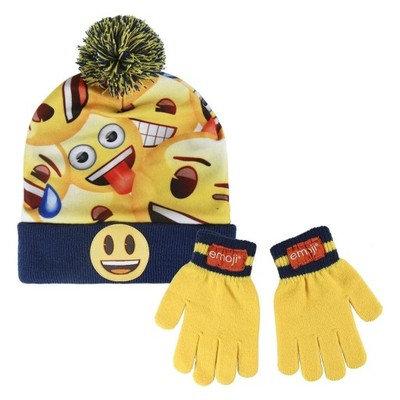 Komplet: czapka jesienna / zimowa i rękawiczki Emo