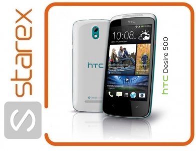 nowa PL HTC Desire 500 WHITE bez/SIML GW F-VAT 23%
