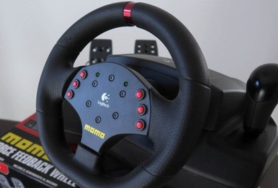 hjul Lure Let Logitech MOMO Racing Wheel (FF, PC, PS3, PS4) - 6715165928 - oficjalne  archiwum Allegro