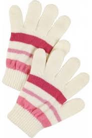MOTHERCARE rękawiczki z palcami paski NEW one size