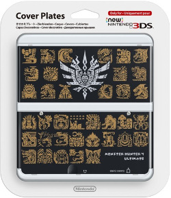 Cover Plates New Nintendo 3DS Monster Hunter Black