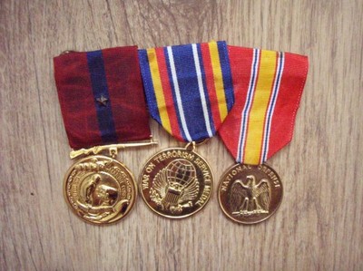 Szpanga 3 medale USMC