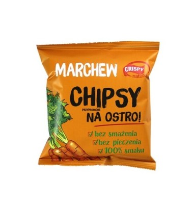 Chipsy marchewkowe przyprawione na ostro 20g