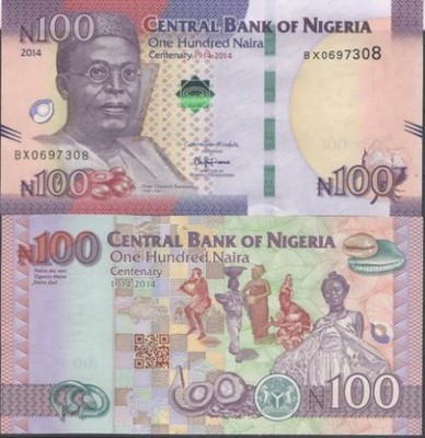 (BK) Nigeria 100 naira 2014r.