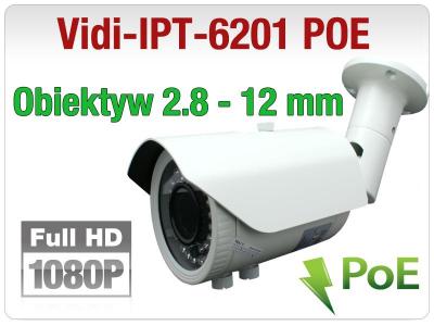 Zewnętrzna kamera FULL HD ZOOM 2,8-12mm 1080p PoE