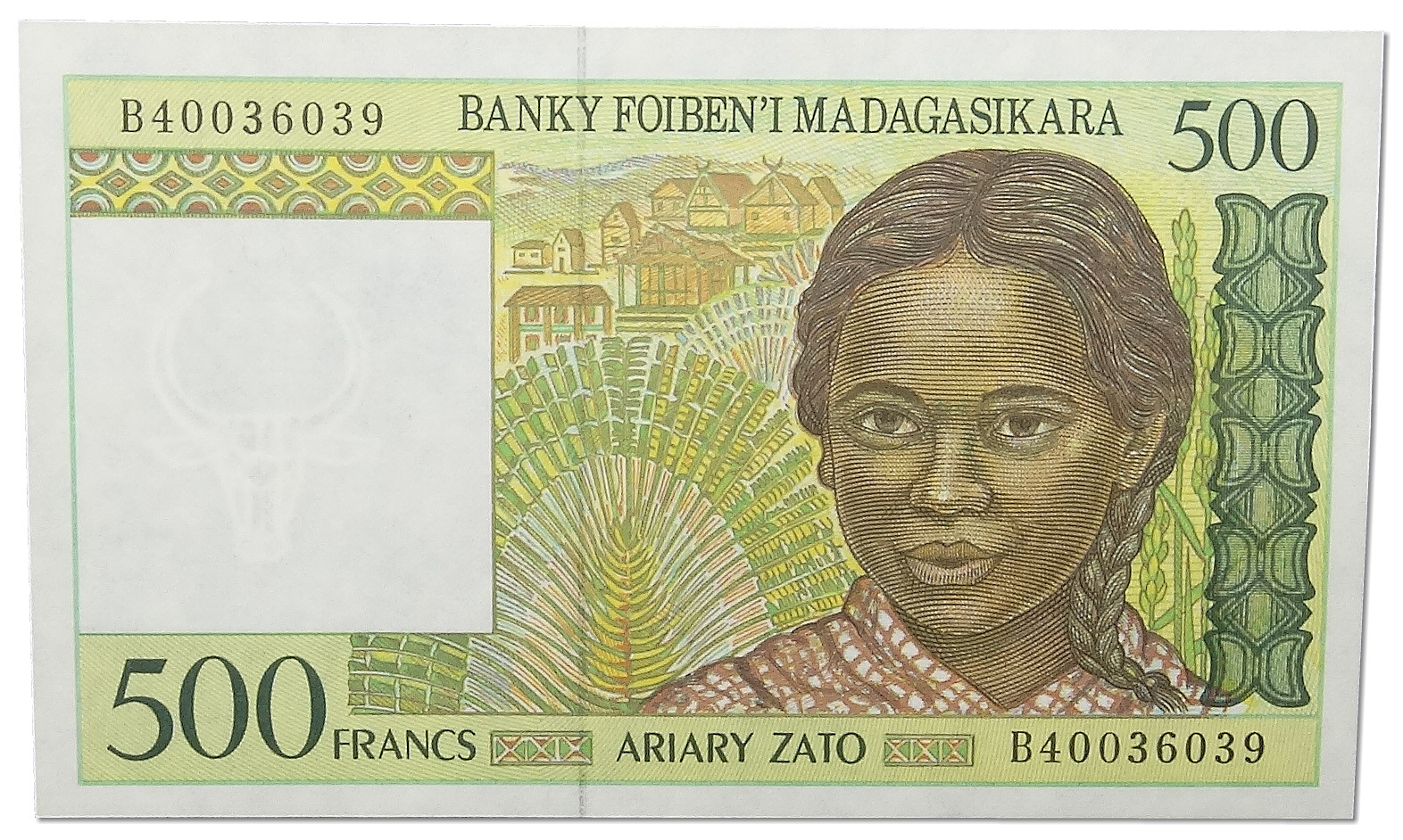 22.Madagaskar, 500 Franków 1994, P.75, St.1-