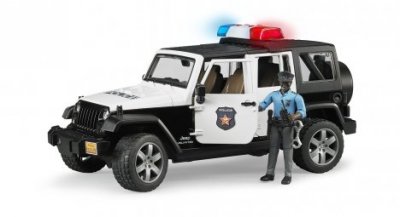 BRUDER 02527 Jeep policja zabawka z figurką