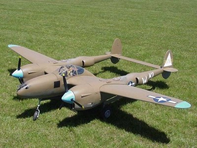P-38 LIGHTNING ZIROLLI roz290cm 2x38-75cm