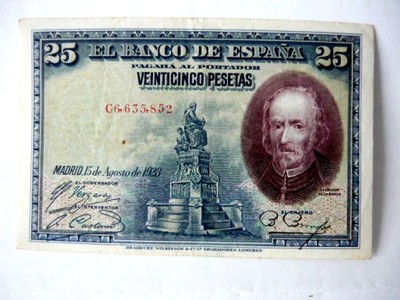 Hiszpania - 25 pesetas 1923