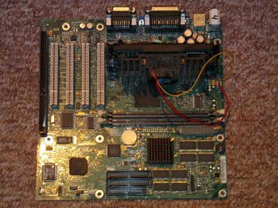 KLASYK! Intel SR440 + Intel Pentium II 400 MHz VGA