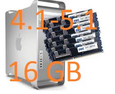 16GB RAM MAC PRO 4,1 - 5.1 1333 Mhz