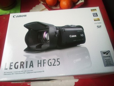 Canon Legria HF G25+ karta 16 GB - NOWA, GWARANCJA