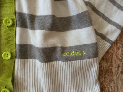 Sweter Adidas 38 MS rozpinany paski