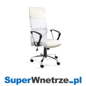 Krzesło obrotowe UNIQUE VIPER białe