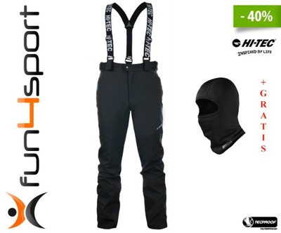 HI-TEC Spodnie zimowe SOFTSHELL MĘSKIE ZADAR r XL