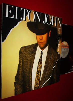 ELTON JOHN -BREAKING HEARTS LP RESTLESS, SAD SONGS