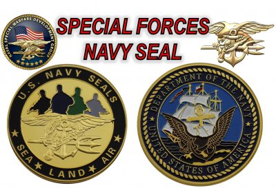 COIN SPECIAL FORCES US NAVY SEALS!!!