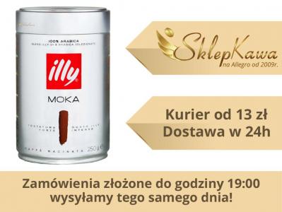 6 x Kawa mielona ILLY MOKA DARK 0,25 kg F/VAT