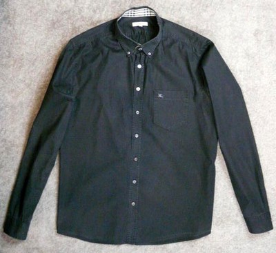 czarna męska koszula BURBERRY LONDON - XL
