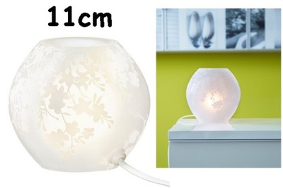 IKEA KNUBBIG Lampa stołowa kwiat wiśni SZKŁO PROMO - 6117468038 - oficjalne  archiwum Allegro