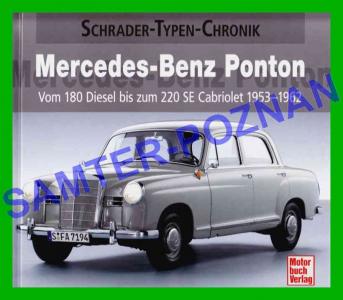 Mercedes Ponton 1953-1962 kronika album W120 W180