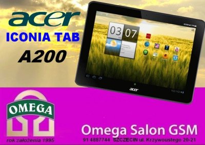 TABLET ACER ICONIA TAB A200 10,1 CALA WIFI 32GB