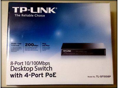 TP-Link TL-SF1008P Switch 8x10/100 Mbps 4x PoE
