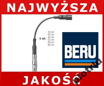 BERU PRZEWODY KABLE ZAPŁONOWE AUDI VW 2.6 2.8 V6 !