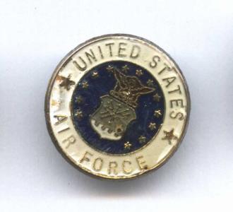 odznaka UNITED STATES AIR FORCE jak na skanie