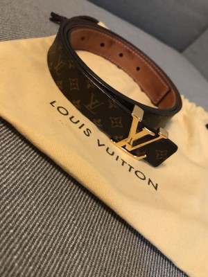 Pasek Louis Vuitton 25mm rozmiar 95 - 6887727264 - oficjalne archiwum  Allegro