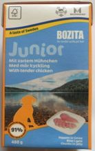 BOZITA Dog Junior Kurczak W Galaretce 6 x 480g