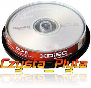 Xdisc CD-R 870MB 10 szt.Najdłuższe Do audio WaWa