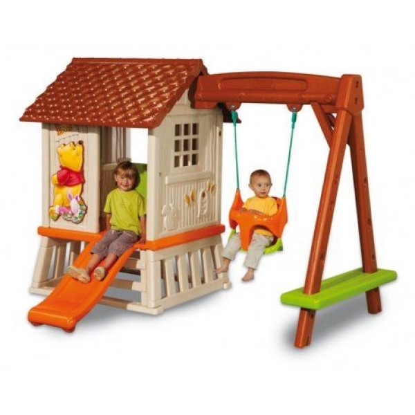 SMOBY Mini plac zabaw dla dzieci! Huśtawka, domek - 7017521212 - oficjalne  archiwum Allegro