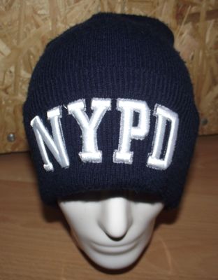 Czapka NYPD Nowojorskiej Policji - 6723083122 - oficjalne archiwum Allegro