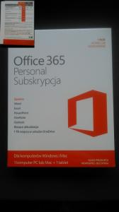 Microsoft Office 365 Personal Subskrypcja - 1 rok