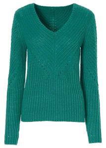 Sweter zielony 36/38 S/M 970801 bonprix