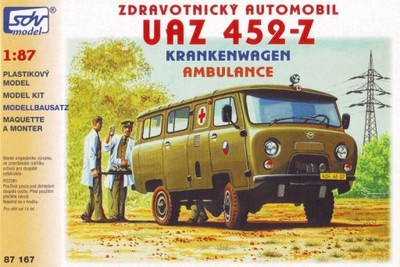UAZ 452-Z ambulans wojskowy 1:87 HO / SDV87167
