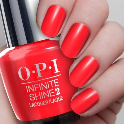 OPI Infinite Shine - Unrepentantly Red