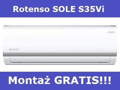 Klimatyzacja z montażem VAT8% - Rotenso SOLE S35Vi