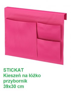 IKEA STICKAT PRZYBORNIK ORGANIZER NA ŁÓŻKO 39x30cm
